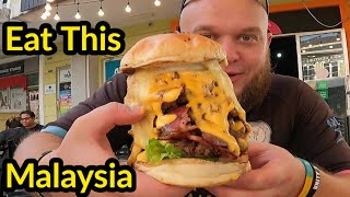 🇲🇾 MASSIVE MALAYSIAN BURGER IN BAYAN LEPAS, PENANG