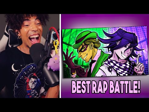 REACTING TO KOKICHI OUMA VS THE RIDDLER RAP BATTLE! [DANGANRONPA VS BATMAN]