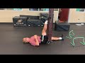 Supine Wall Stlg HS Stretch