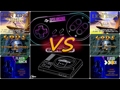 Borsuk Retro Gry TV: SUPER NINTENDO vs SEGA MEGADRIVE - Drugi Pojedynek na Konwersje Znanych Gier!