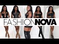 FASHION NOVA TRY ON HAUL 2025 MINI BLACK DRESSES MUST HAVES FashionNova