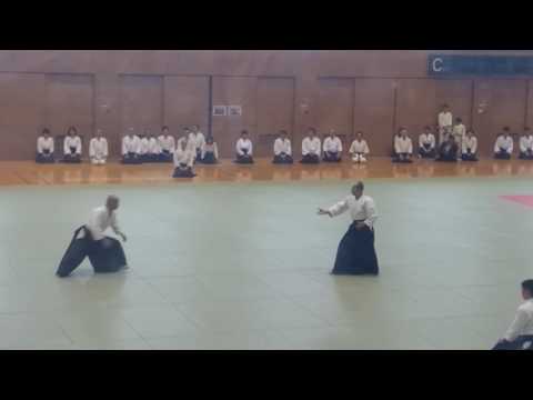 Aikido Kobe Sanda dojo 20th Anniversary Demonstration - Shihan Katsuyuki Shimamoto