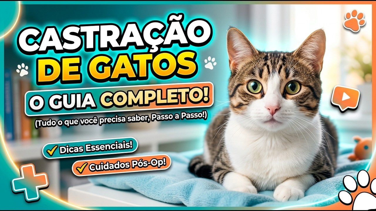 ⚠️ Como cuidar do gato/gata antes e após a castração - Gatil Hauser