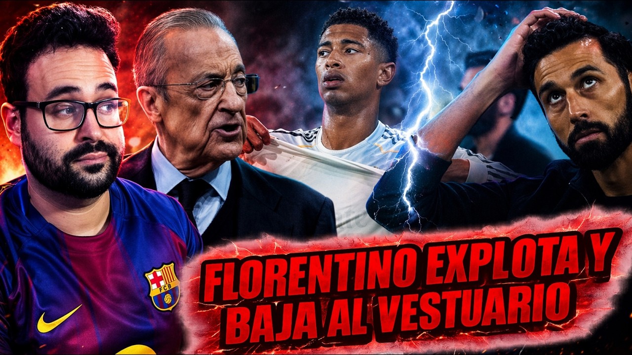 💥FLORENTINO BAJA al VESTUARIO y EXPLOTA ¡CRISIS en el MADRID! ARBELOA y JUGADORES al BORDE del ADIÓS