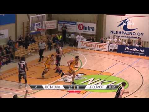 Nice move by Dragan Labovic | BC Nokia vs. Kouvot GAME 4 | Korisliiga Semifinals
