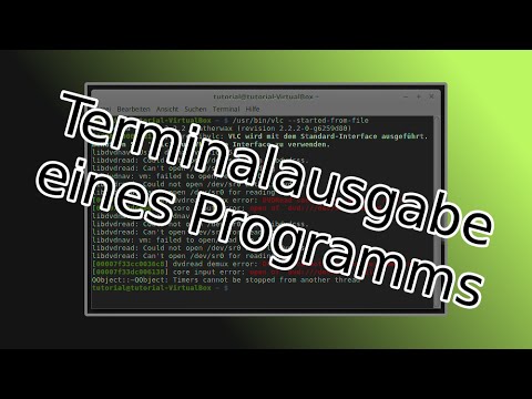 Linux Mint Tutorial: Terminalausgabe eines Programms erhalten/Im Terminal öffnen