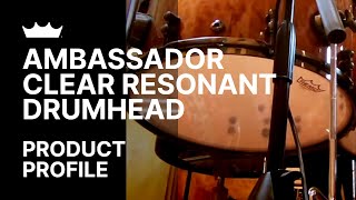 Video thumbnail for Ambassador Clear Resonant Drumhead | Remo by Remo Inc.