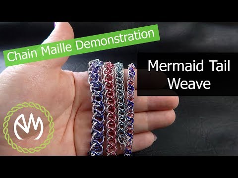 Chain Maille Weave Tutorial - Mermaid Tail Weave