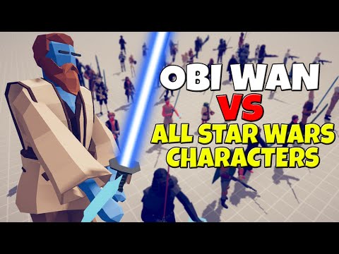 TABS Obi Wan Kenobi vs ALL Star Wars Units! - Totally Accurate Battle Simulator: New Update