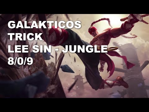 Galakticos Trick Jungle Lee Sin vs Olaf - KR Challenger Rank Game 10.7