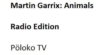 Martin Garrix - Animals (Radio Edit) - Martin Garrix