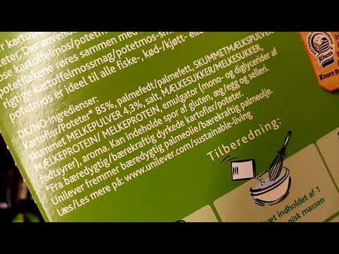 ❌ Knorr kartoffelmos pulver med MSG