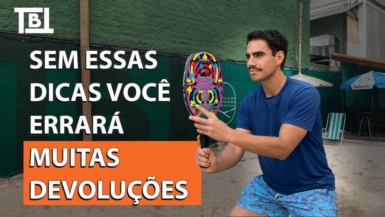 COMO DEVOLVER O SAQUE NO BEACH TENNIS - PREPARAÇÃO | TBT | PARTE 1