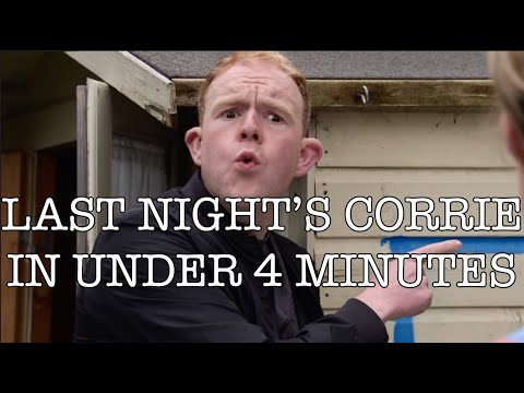 Last Night's Corrie in Under Four Minutes - 26 May 2023
