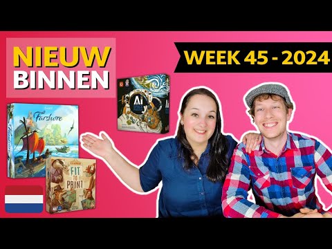 Nieuw binnengekomen bordspellen! - Week 45, 2024
