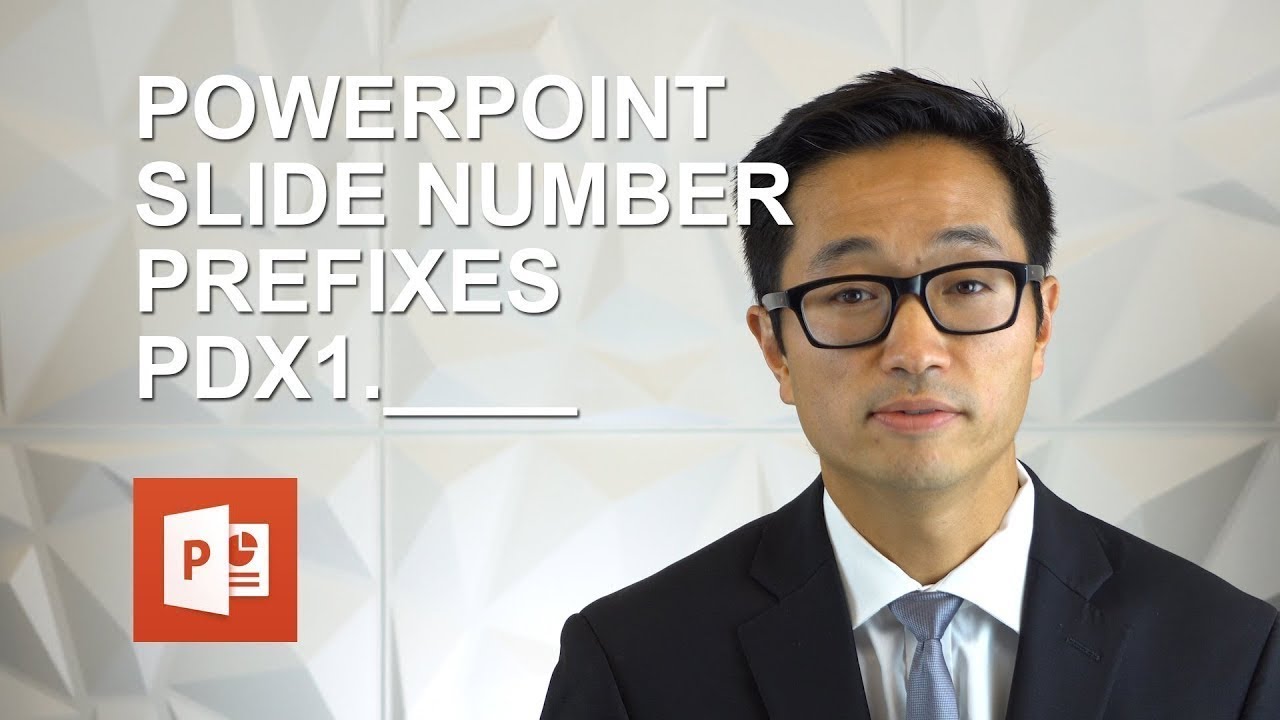 Adding Slide Prefixes for Powerpoint