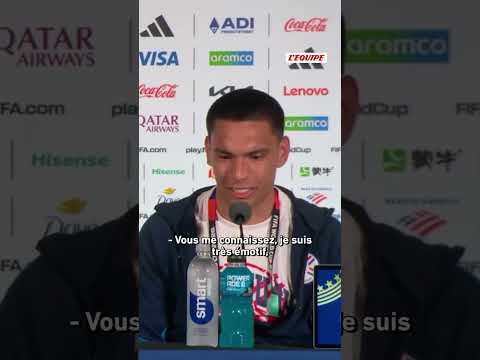 🇵🇾🥹 Diego Gomez submergé par l’émotion lors de la conférence de presse du Paraguay