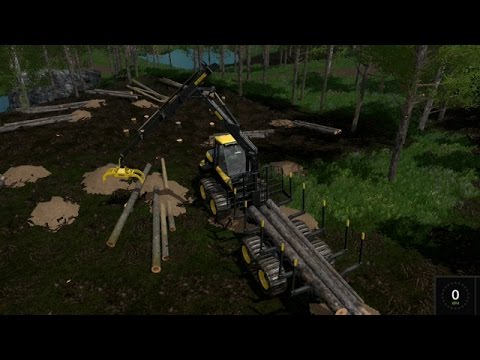 Farming simulator 17 - Logging on emerald valley #4