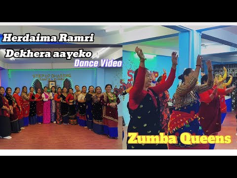 Herdaima Ramri | Tamang Selo Song | Step Up Dance Academy | Zumba Queens |Dance Video | Dhading