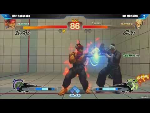 [EVO 2013 SSFIV AE Top 8] Hori Sakonoko (Ibuki, Evil Ryu) vs DM MCZ Xian (Gen)