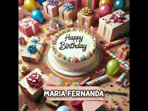 MARIA FERNANDA Happy Birthday to You - May your wishes come true!