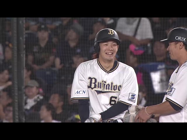 【6回表】流し打ち!! バファローズ・大里昂生 満塁のチャンスでタイムリーヒットを放つ!! 2025年8月11日 千葉ロッテマリーンズ 対 オリックス・バファローズ