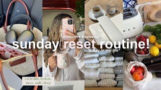SUNDAY RESET VLOG!🧺 a productive & relaxing day, deep cleaning, planning, & running errands!