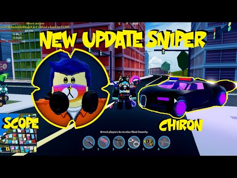 New Update Sniper and Revolver!! $500,000 Chiron Car!! - Roblox JailBreak
