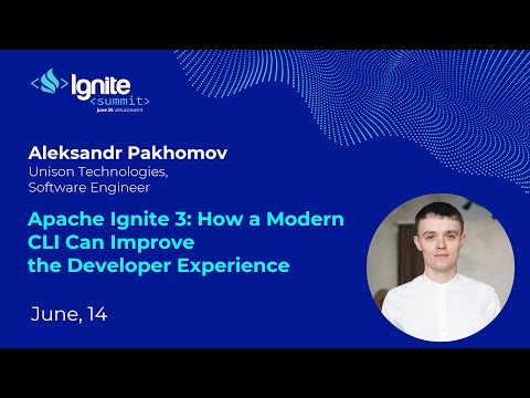 Apache Ignite 3: How a Modern CLI Can Improve the Developer Experience (demo)