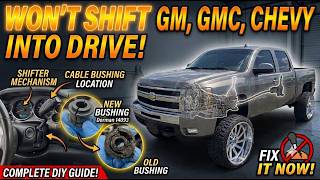 GM, GMC, & CHEVY Silverado 1500 Shifter Cable Bushing Repair Explained JOATD