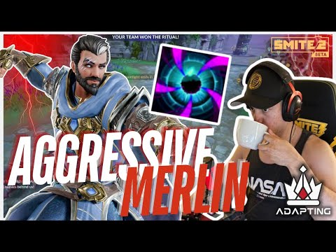 COMBAT BLINK IS SO GOOD ON MERLIN! Smite 2 Deity Ranked Conquest