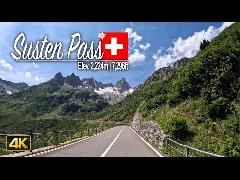 Susten Pass, Switzerland 🇨🇭 Driving the most scenic mountain pass road in the Swiss Alps