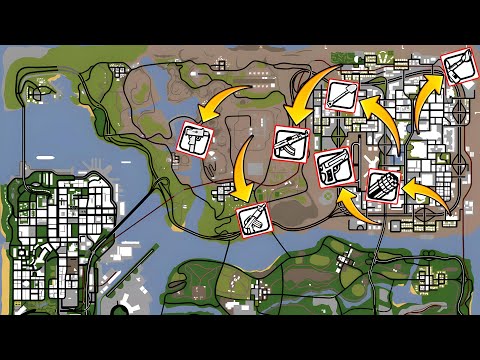 How To Get All Las Venturas Weapons In Gta San Andreas (All Locations)