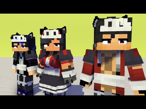 TUTU MAID SHUFFLE ULTIMA APHMAU, EIN, AARON - MINECRAFT ANIMATION #shorts