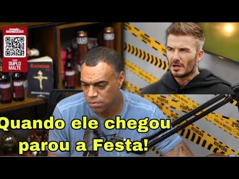 Denilson foi em uma festa com David Beckham - Cortes PodPah