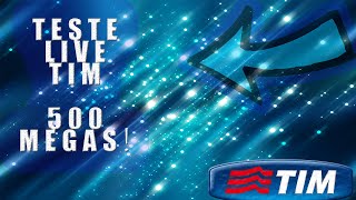 Teste de velocidade Live tim 500 megas Completo SP