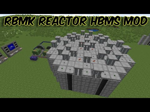 [OUTDATED] How to make an "RBMK Reactor" in Minecraft  HBMs Mod RBMK Reactor Tutorial