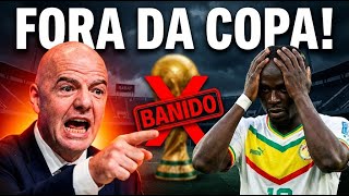 SENEGAL FORA DA COPA? INFANTINO FURIOSO COM SAÍDA DE CAMPO!