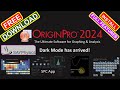 How to Install OriginPro 2024 for Free [Dark Mode]
