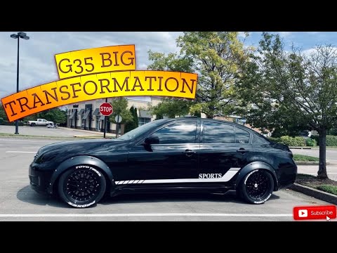 G35 SEDAN GETTING SOME FENDER FLARES +wide body//