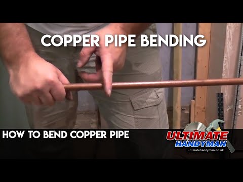 How to bend copper pipe