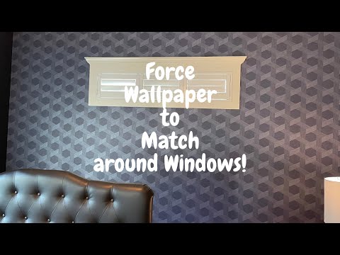 How to Force Phillip Jeffries Wallpaper to Match Around a Window (Must Watch!) - Spencer Colgan