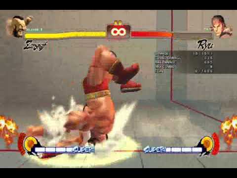 SF4 Combo Challenge 02 Gief & Fuerte