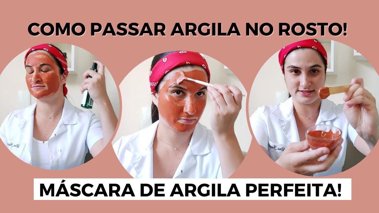 Como passar argila no rosto corretamente!