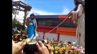 preview picture of video 'Procesión del viernes santo,Taras,Cartago,2013,primera parte'