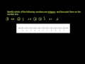 Locate integers on a number line Video Tutorial