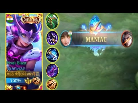 TOP 1 SUPREME WANWAN SATISFYING GAMEPLAY🔥| MLBB
