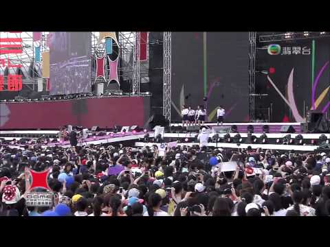 140701 f(x) - Danger & Electric Shock & Talk & Hot Summer & Rum Pum Pum Pum @ HKDF [1080P]