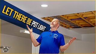 How To Install LED Pot Lights In a Finished Ceiling | DIY