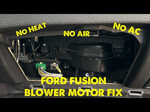 Ford Fusion blower motor resistor and pigtail replacement